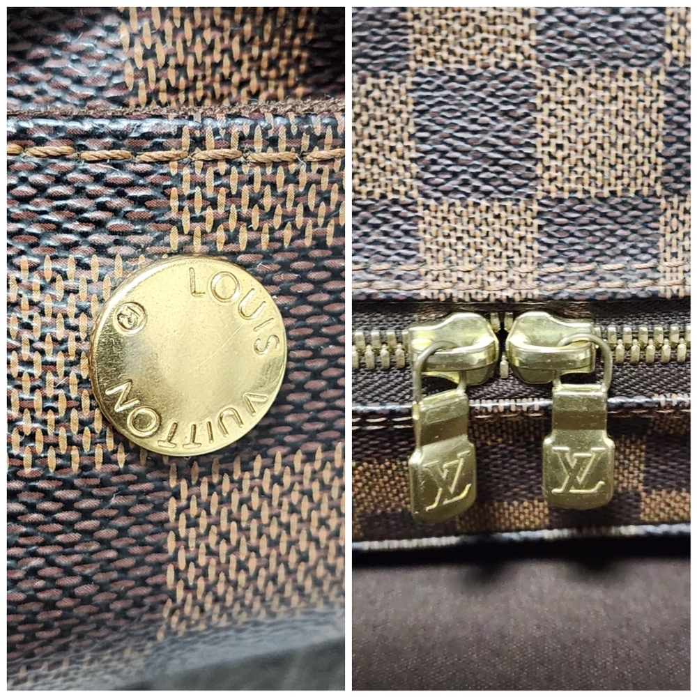 LOUIS VUITTON Damier Canvas Naviglio Messenger Bag Brown - Picture 7 of 14